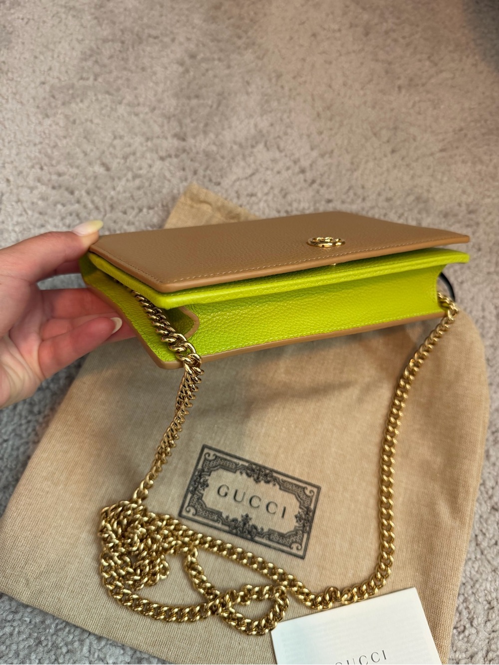 Gucci Petite GG Marmont Wallet On Chain! - Picture 2 of 6